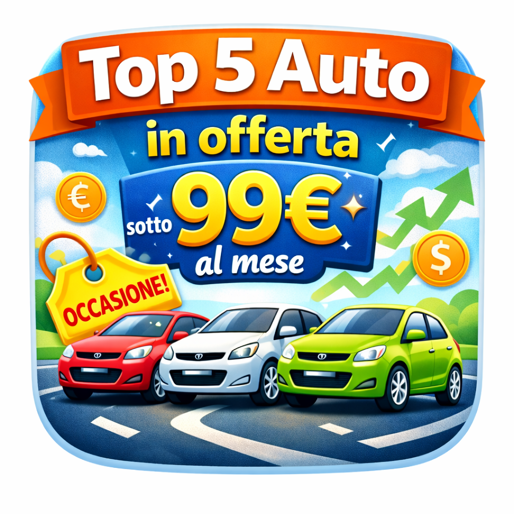 Auto a 99 euro al mese